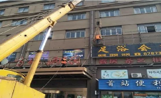 苍梧安装较高的门店招牌有什么好的方法？